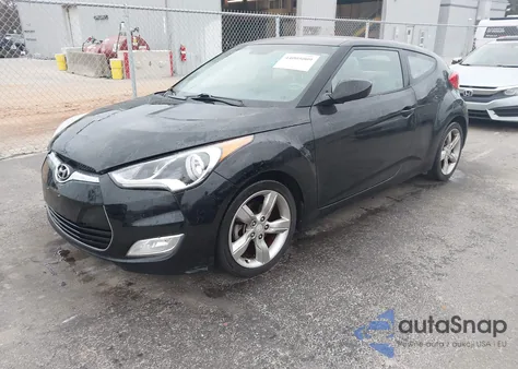 2014 Hyundai Veloster Base W/Gray from USA, damaged, VIN KMHTC6AD1EU183350